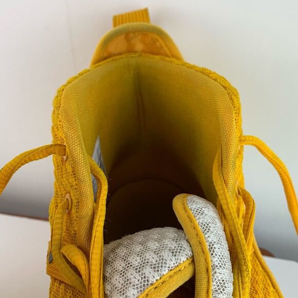 Nike men’s Yellow Zoom Rize TB 'University Gold' hi top basketball shoes size 14 - Picture 11 of 12